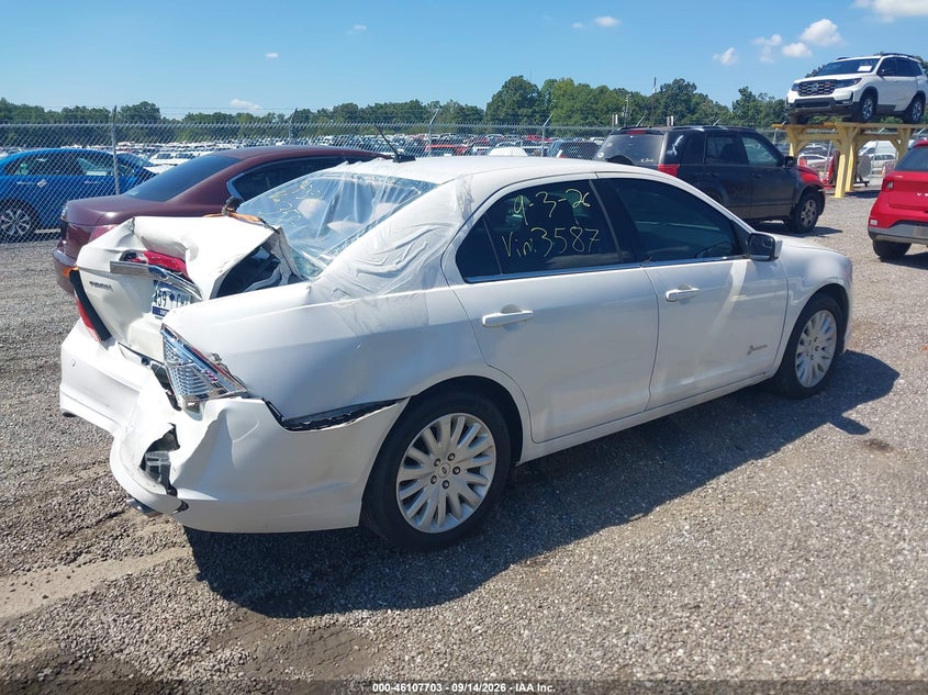 Vin: 3fadp0l35br173587, lot: 46607419, ford fusion hybrid 20114