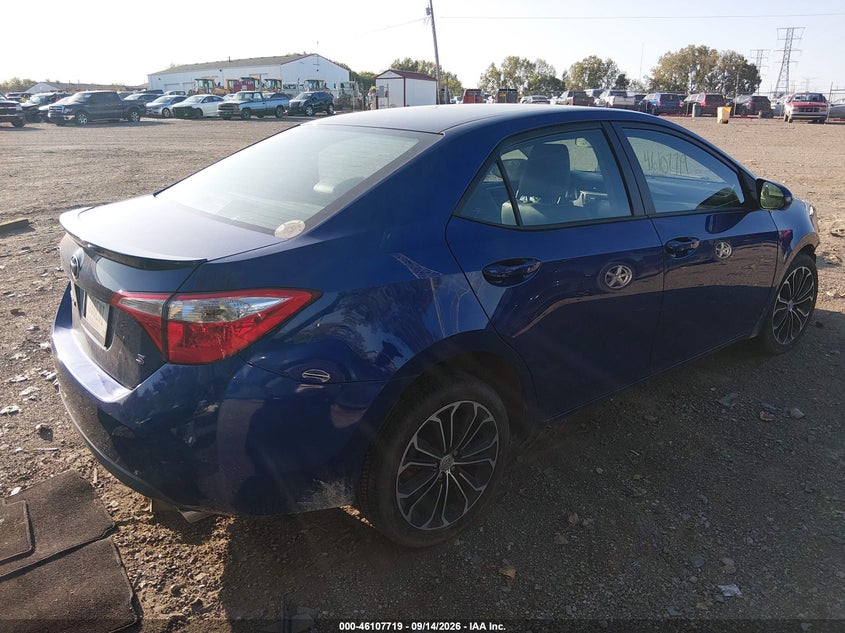 Vin: 2t1burhe1gc485993, lot: 46607435, toyota corolla s plus 20164