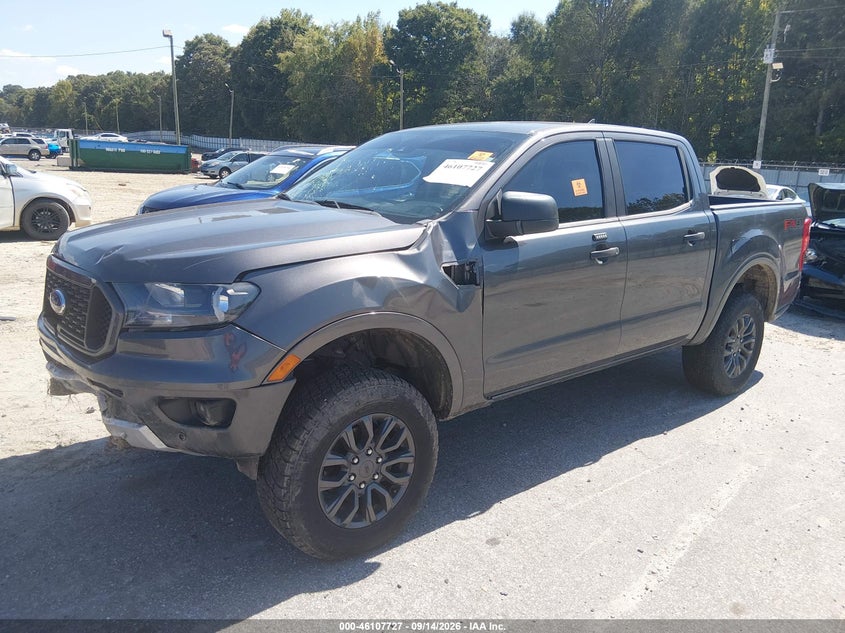 Vin: 1fter4fhxlla96075, lot: 46607443, ford ranger xlt 20202