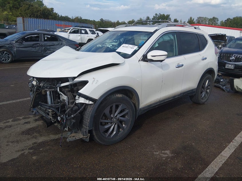 Vin: 5n1at2mt3gc857672, lot: 46607465, nissan rogue sl 20162