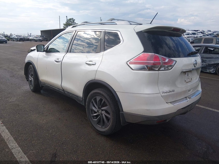 Vin: 5n1at2mt3gc857672, lot: 46607465, nissan rogue sl 20163