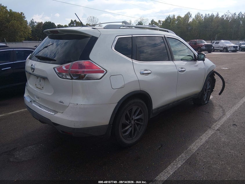 Vin: 5n1at2mt3gc857672, lot: 46607465, nissan rogue sl 20164