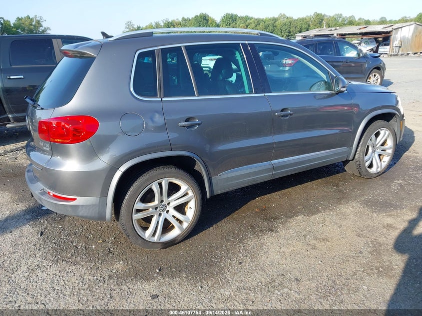 Vin: wvgbv7ax3cw004894, lot: 46607470, volkswagen tiguan sel 20124