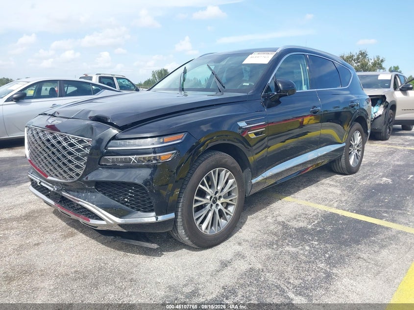 Vin: kmuhfesb0su255334, lot: 46607481, genesis gv80 2.5t standard awd 20252