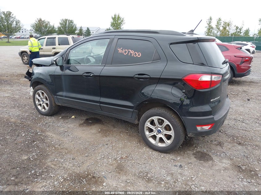 Vin: maj6s3glxkc295007, lot: 46607616, ford ecosport se 20193