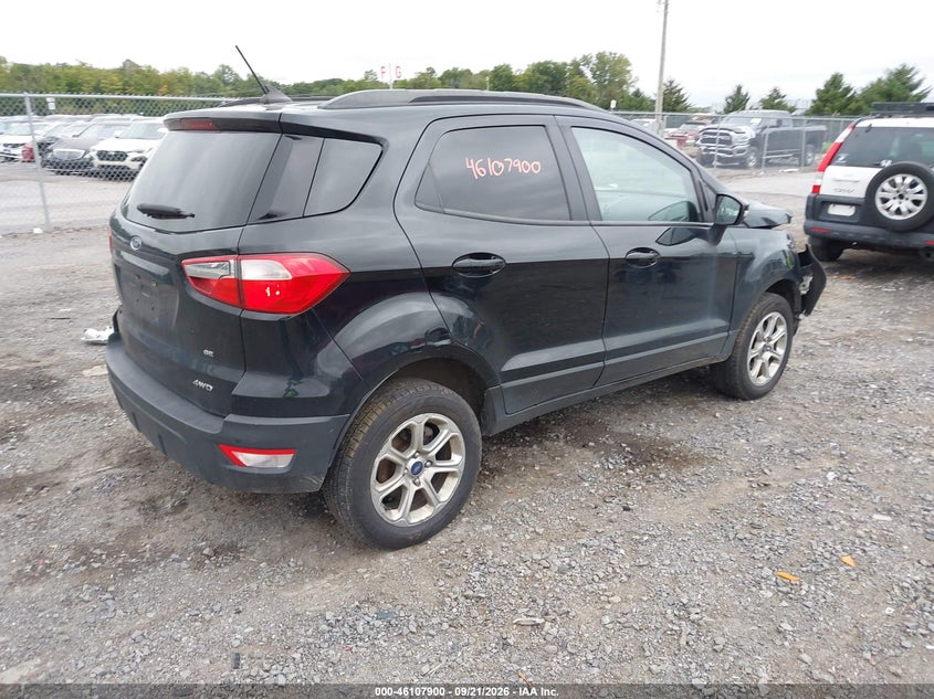 Vin: maj6s3glxkc295007, lot: 46607616, ford ecosport se 20194