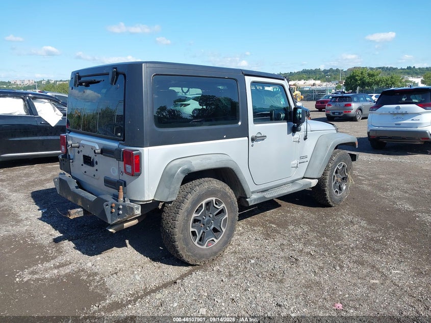 Vin: 1c4ajwag1cl149701, lot: 46607617, jeep wrangler sport 20124