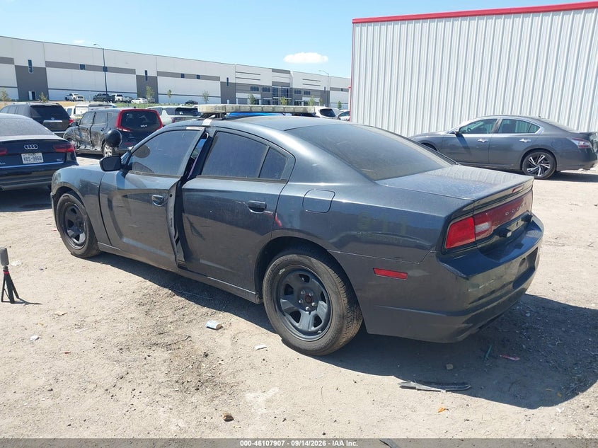Vin: 2c3cdxag2eh121142, lot: 46607624, dodge charger police 20143