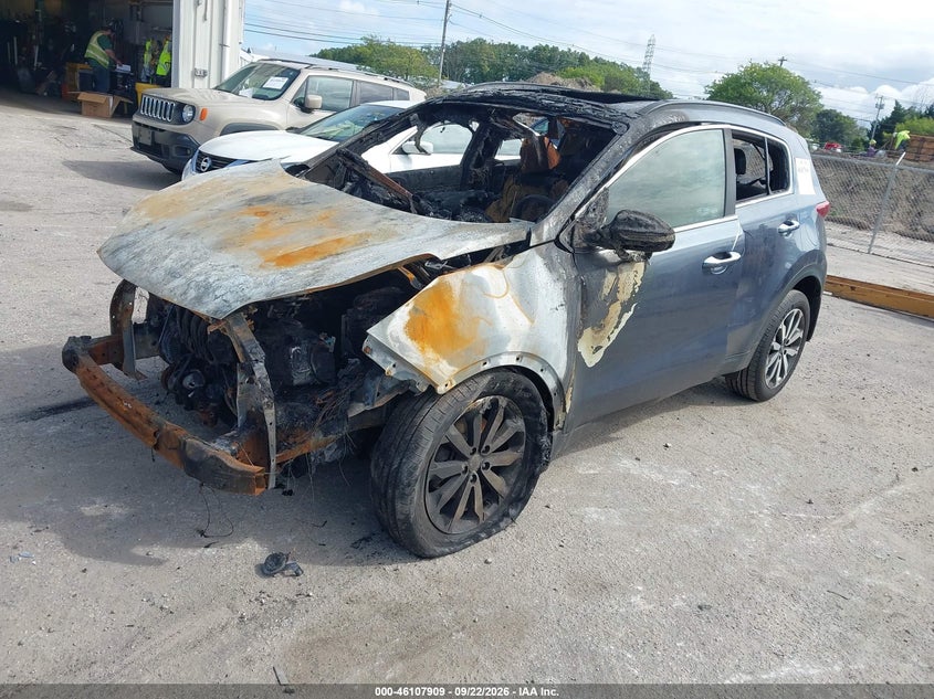 Vin: kndpncac8j7390106, lot: 46607625, kia sportage ex 20182