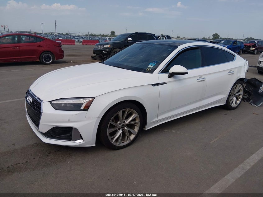 Vin: waucbcf58ma045745, lot: 46607627, audi a5 sportback premium plus 40 tfsi quattro s tronic 20212