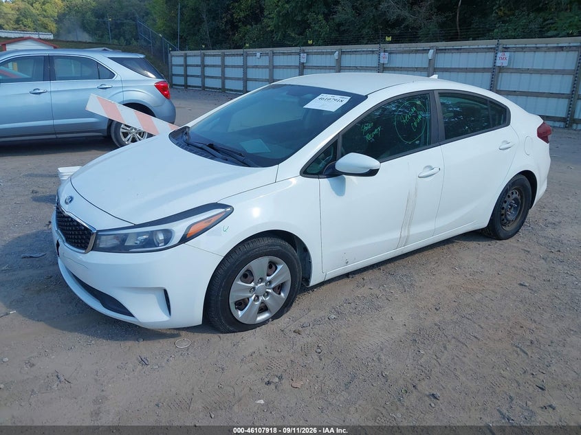 Vin: 3kpfk4a73he078444, lot: 46607635, kia forte lx 20172
