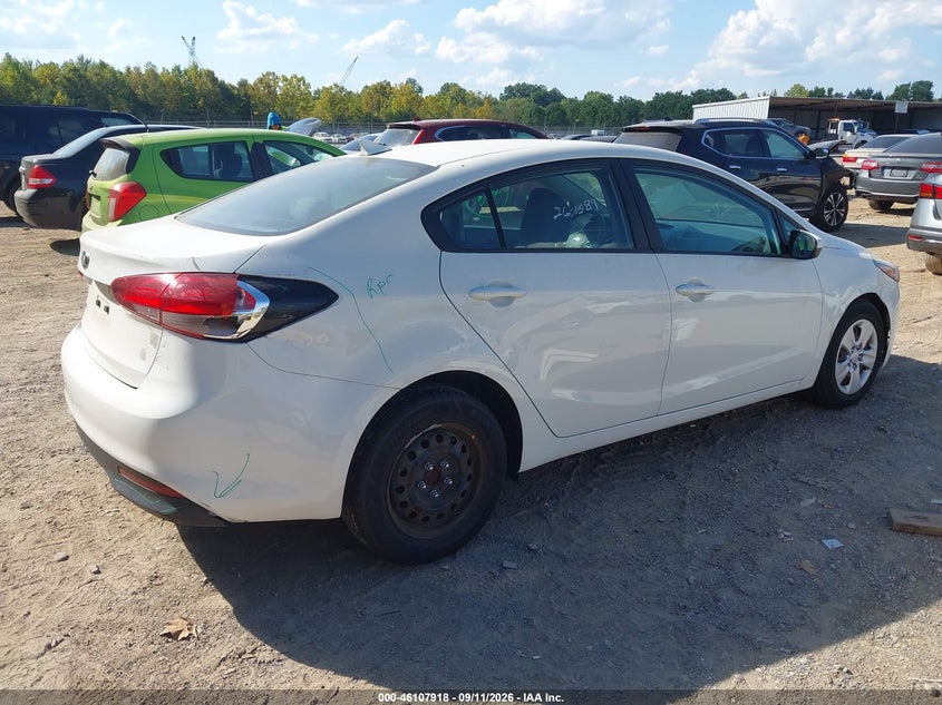 Vin: 3kpfk4a73he078444, lot: 46607635, kia forte lx 20174
