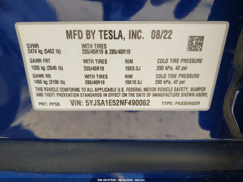 TESLA MODEL S - zdjęcie 9