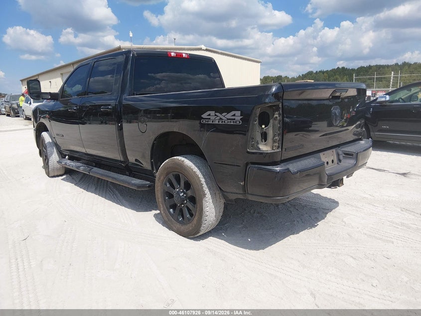 Vin: 3c6ur5dl2kg709253, lot: 46607642, ram 2500 big horn  4x4 6'4 box 20193