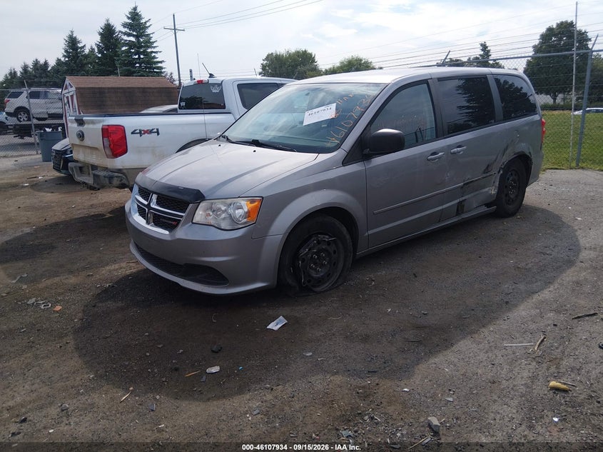 2016 Dodge Caravan, Left Side, IAAI, VIN 2C4RDGBG2GR123006 — photo 2