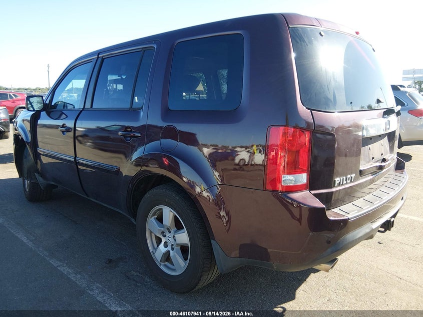 Vin: 5fnyf4h55cb070379, lot: 46607657, honda pilot ex-l 20123