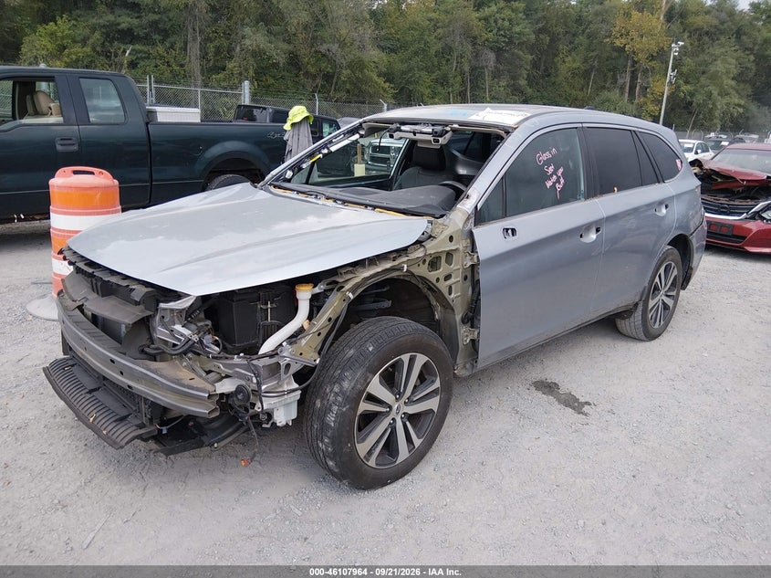 Vin: 4s4bsanc6j3343077, lot: 46607680, subaru outback 2.5i limited 20182