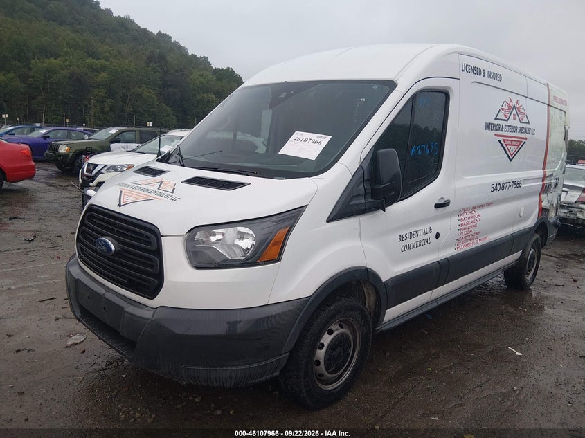 Vin: 1ftbw2cm8jka27695, lot: 46607682, ford transit-350 20182