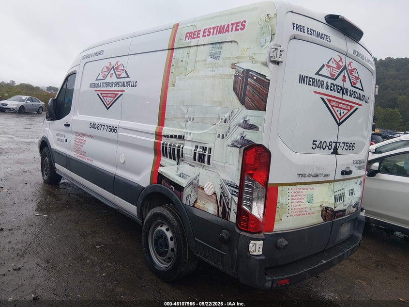 Vin: 1ftbw2cm8jka27695, lot: 46607682, ford transit-350 20183