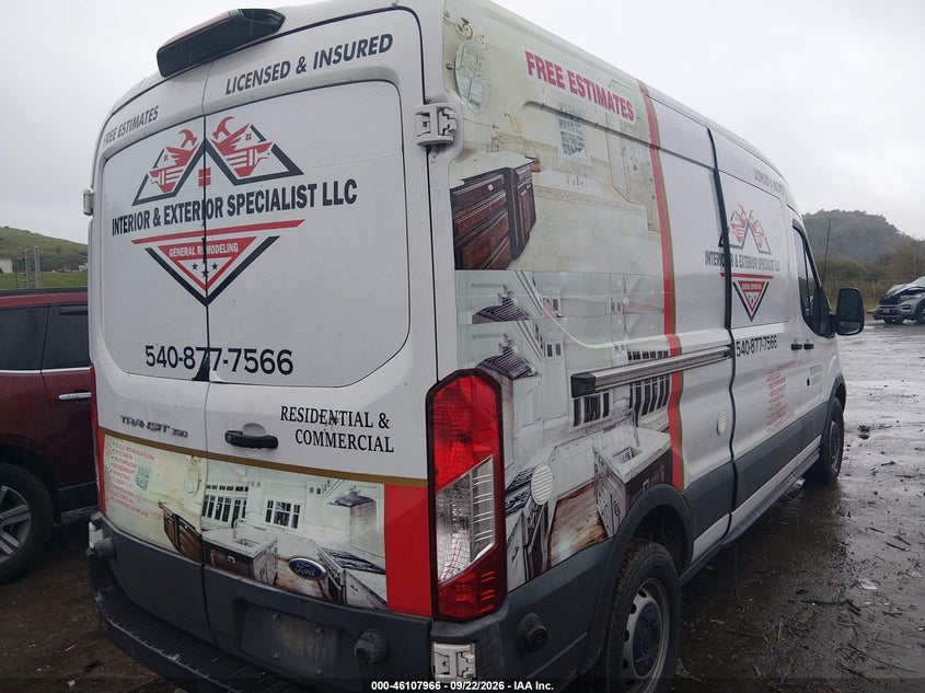 Vin: 1ftbw2cm8jka27695, lot: 46607682, ford transit-350 20184