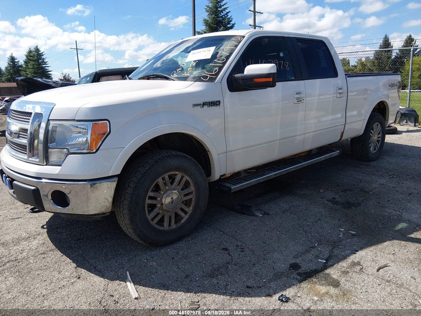Vin: 1ftfw1ef6cfc32888, lot: 46607694, ford f-150 lariat 20122