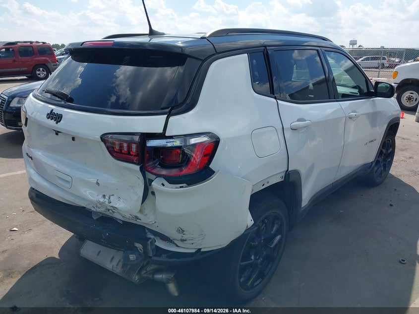 Vin: 3c4njdbb0nt187078, lot: 46607700, jeep compass altitude 4x4 20224