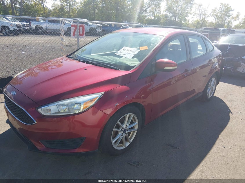 Vin: 1fadp3f24hl253247, lot: 46607701, ford focus se 20172