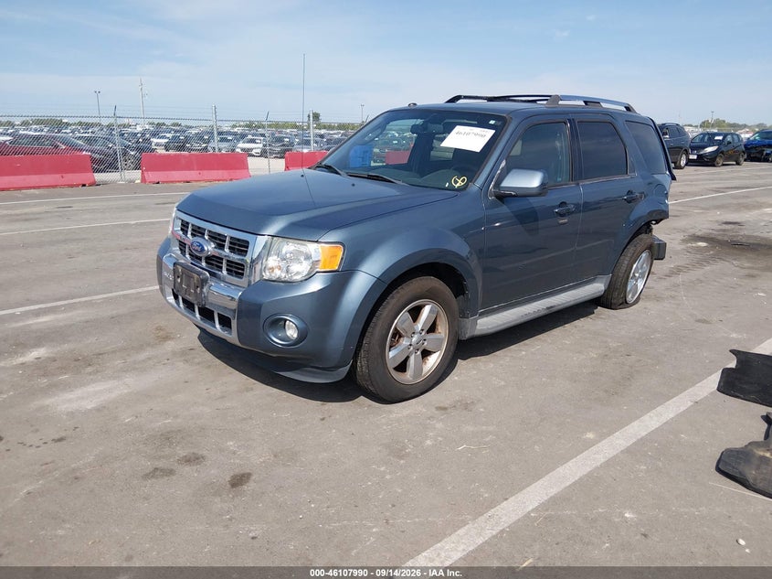 Vin: 1fmcu9eg0cka22287, lot: 46607706, ford escape limited 20122