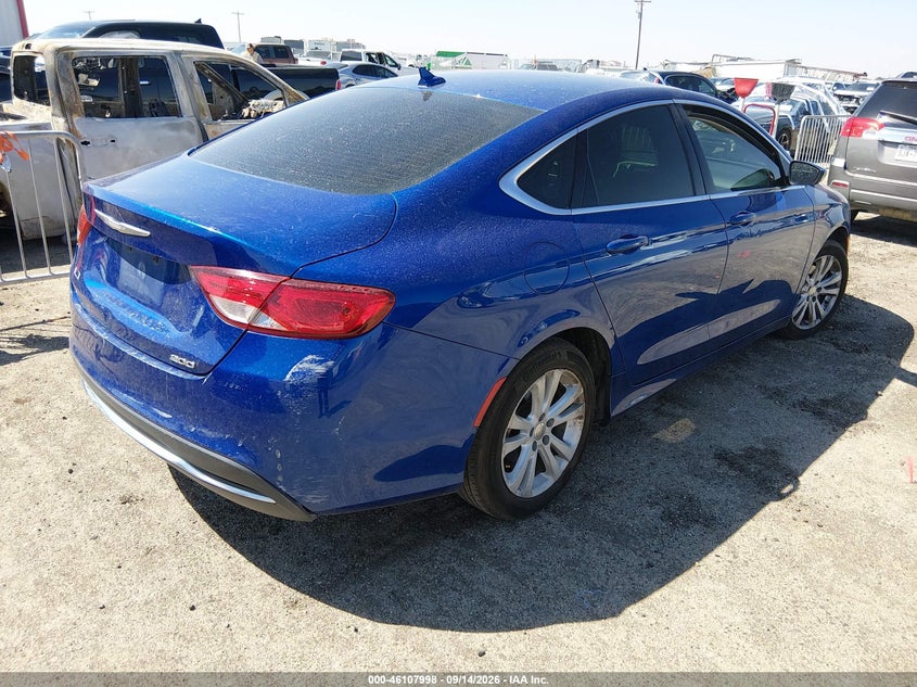 Vin: 1c3cccab0hn506100, lot: 46607714, chrysler 200 limited platinum 20174