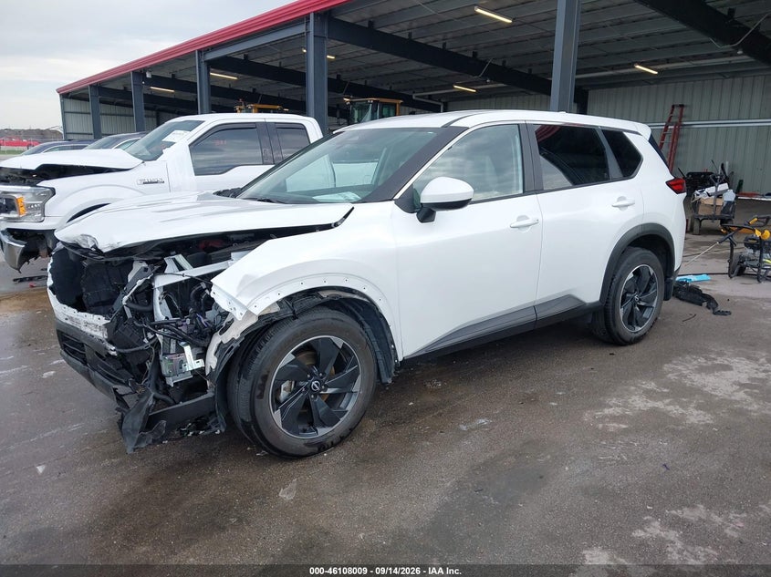 Vin: jn8bt3bb6rw425530, lot: 46607725, nissan rogue sv intelligent awd 20242