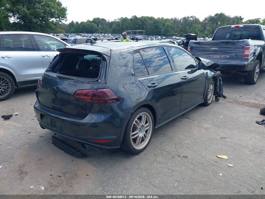 Vin: 3vw4t7au2hm062184, lot: 46607728, volkswagen golf gti autobahn 4-door/s 4-door/se 4-door/sport 4-door 20174