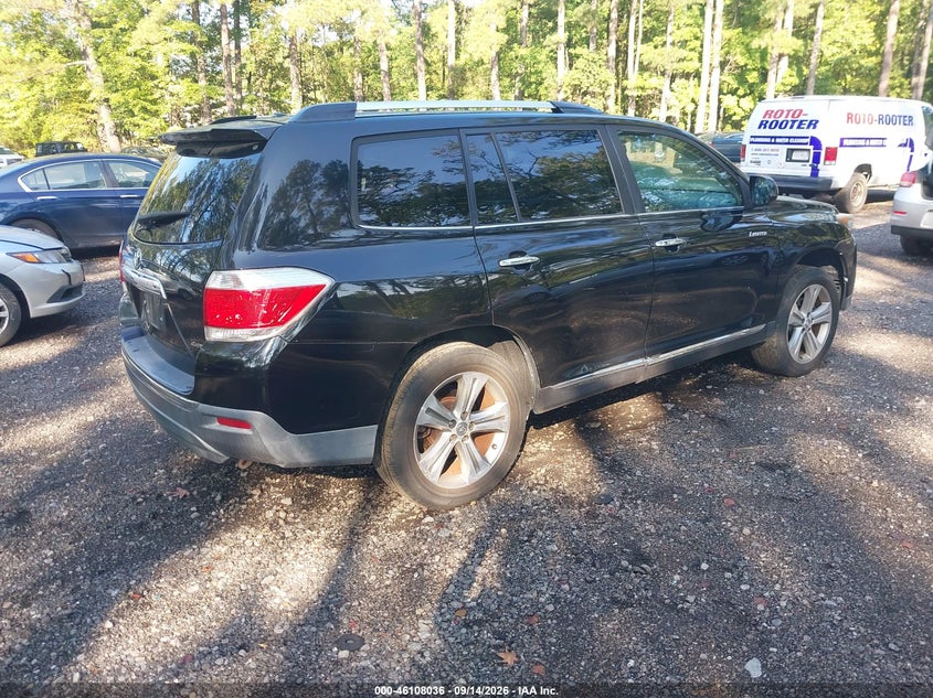 Vin: 5tddk3eh7bs069053, lot: 46607752, toyota highlander limited v6 20114