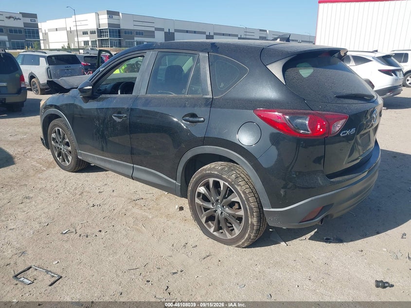 Vin: jm3ke2be8g0695392, lot: 46607755, mazda cx-5 sport 20163