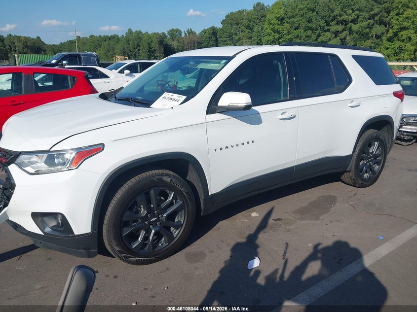 Vin: 1gnerjkw9mj231179, lot: 46607760, chevrolet traverse fwd rs 20212
