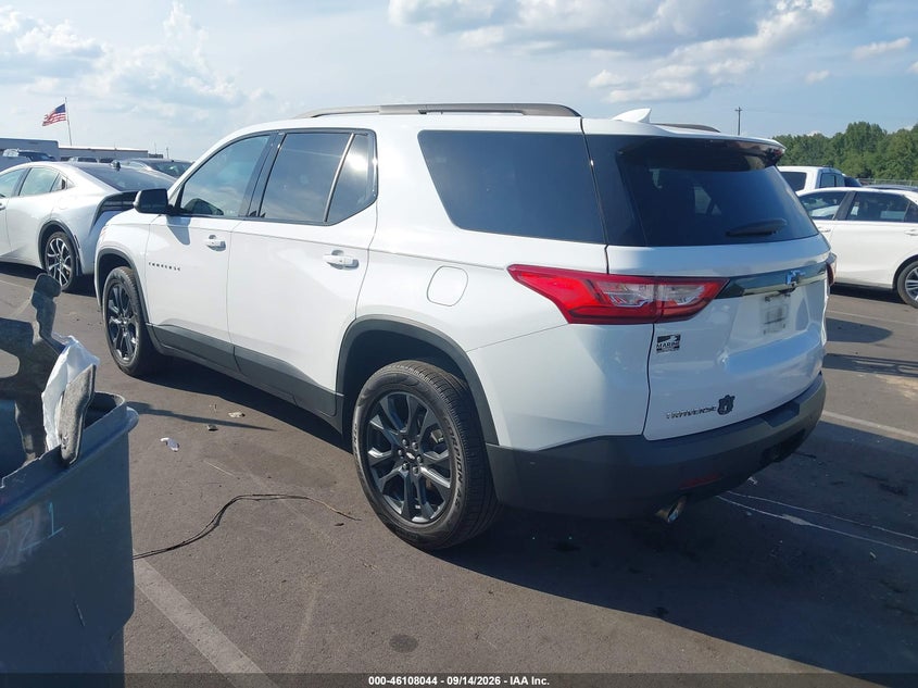 Vin: 1gnerjkw9mj231179, lot: 46607760, chevrolet traverse fwd rs 20213