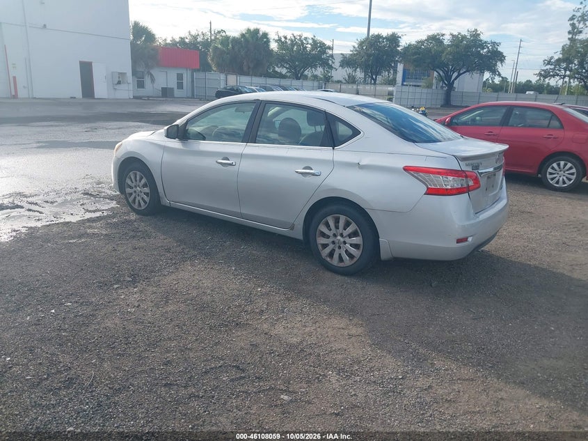 Vin: 3n1ab7ap9el640725, lot: 46607775, nissan sentra fe+ sv 20143