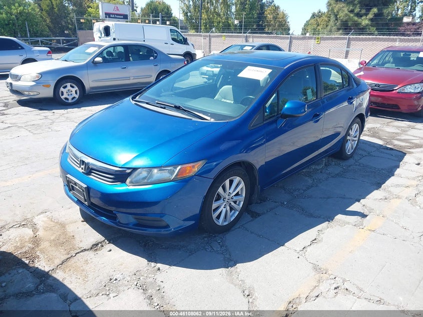 Vin: 2hgfb2f97ch506870, lot: 46607778, honda civic ex-l 20122