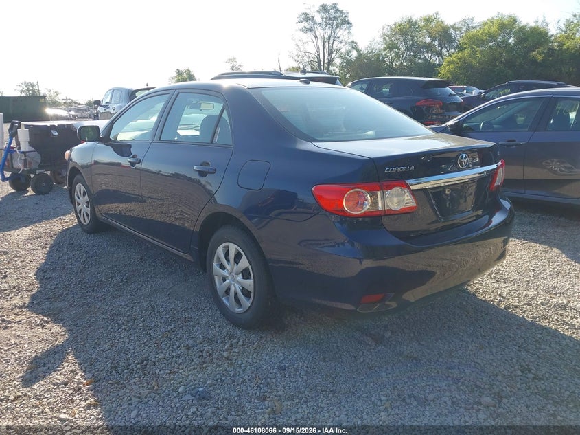 Vin: 2t1bu4ee9bc734444, lot: 46607782, toyota corolla le 20113
