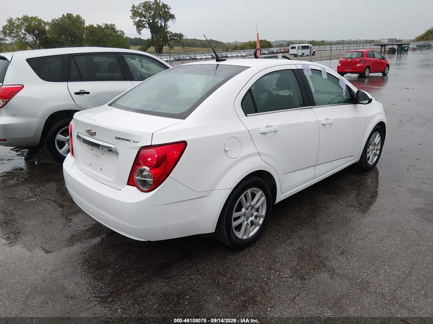 Vin: 1g1jc5sh3c4137256, lot: 46607794, chevrolet sonic 2lt 20124