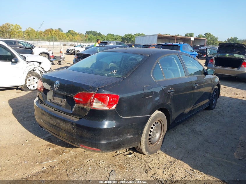 Vin: 3vw2k7ajxcm356179, lot: 46607816, volkswagen jetta 2.0l s 20124