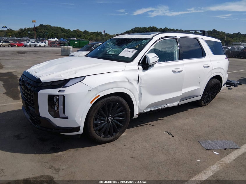 Vin: km8r7dge8su906187, lot: 46607818, hyundai palisade calligraphy night edition 20252