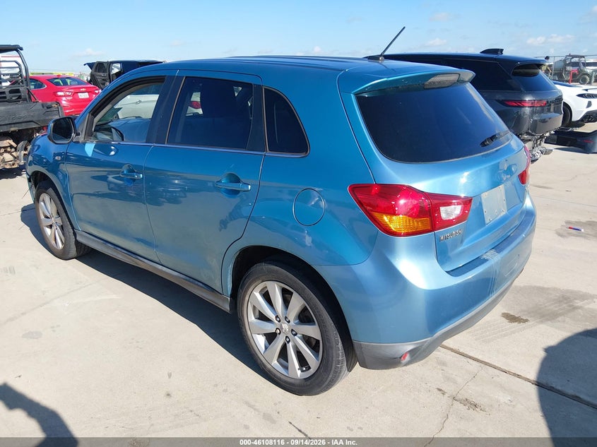 Vin: 4a4ap4au2de011964, lot: 46607832, mitsubishi outlander sport se 20133