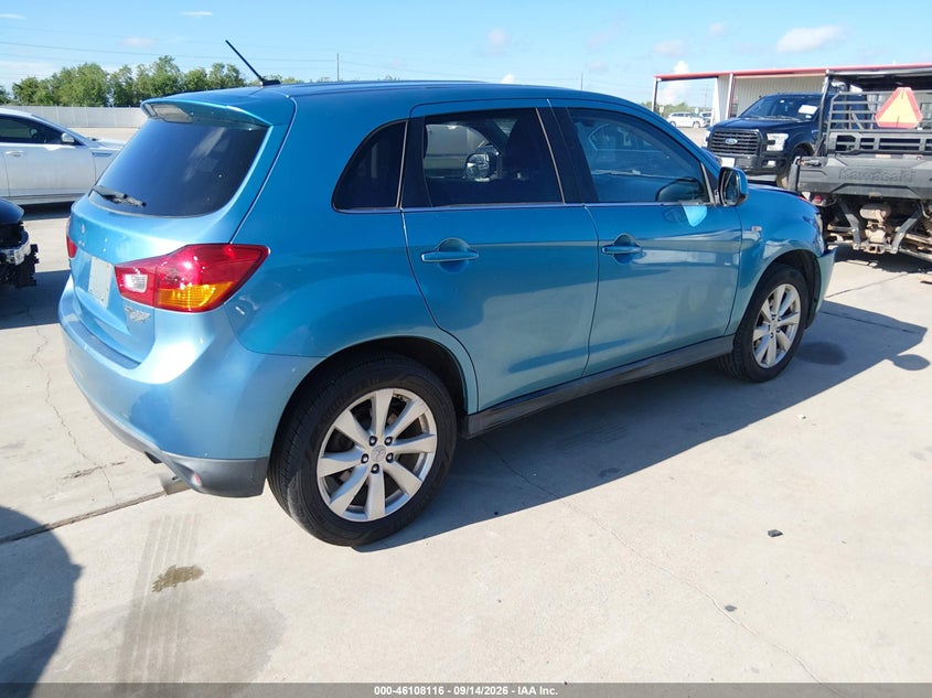 Vin: 4a4ap4au2de011964, lot: 46607832, mitsubishi outlander sport se 20134
