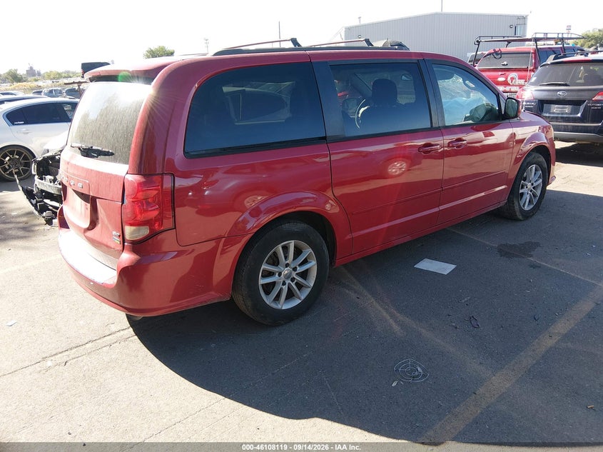 Vin: 2c4rdgcg3er478925, lot: 46607835, dodge grand caravan sxt 20144