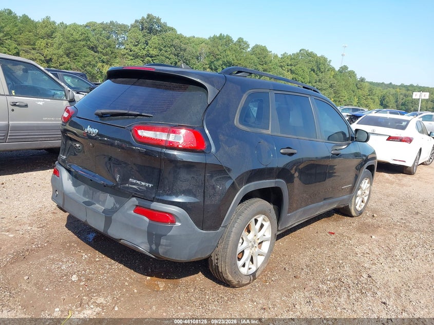 2016 JEEP CHEROKEE VIN 1C4PJLAB0GW160822 — фото 4