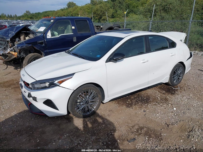 Vin: 3kpf54ad6pe670321, lot: 46607844, kia forte gt-line 20232