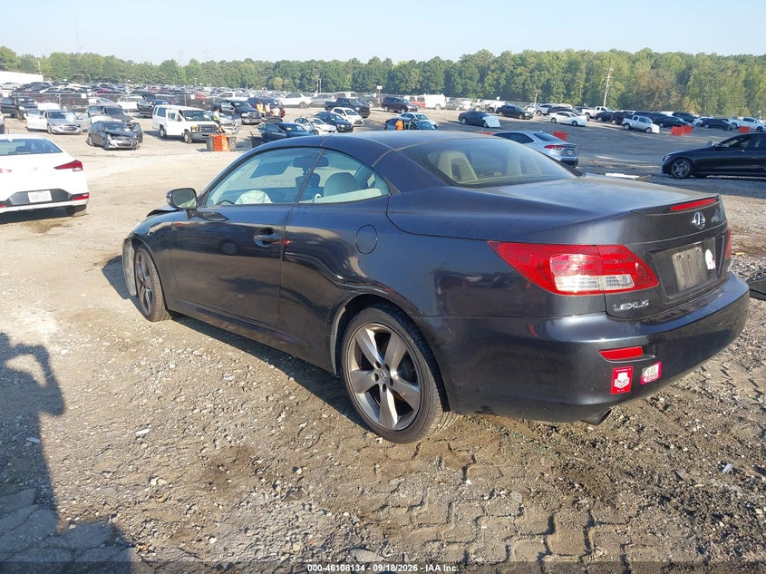 Vin: jthff2c23a2504967, lot: 46607850, lexus is 250c 20103