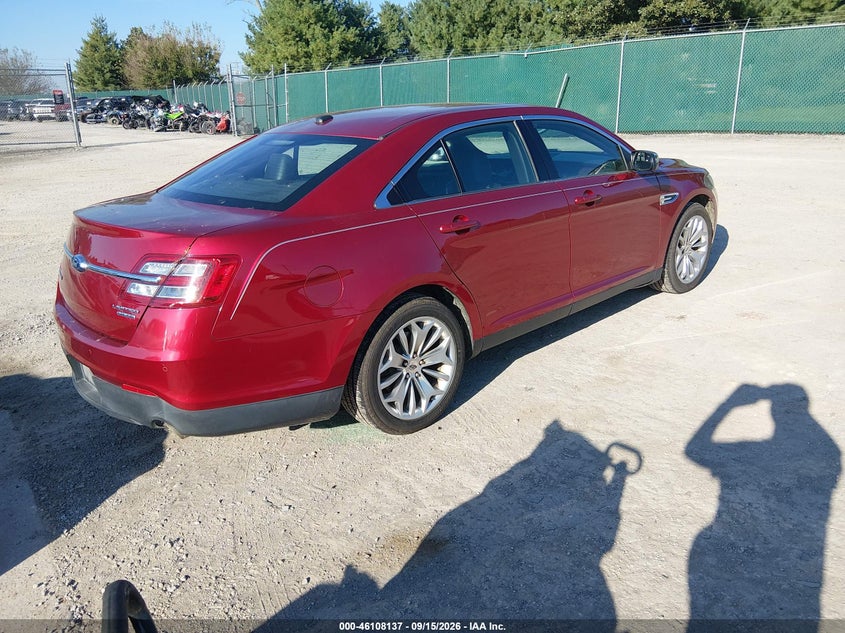 Vin: 1fahp2f88fg147048, lot: 46607853, ford taurus limited 20154