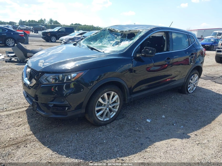 Vin: jn1bj1aw1mw439454, lot: 46607854, nissan rogue sport s awd xtronic cvt 20212