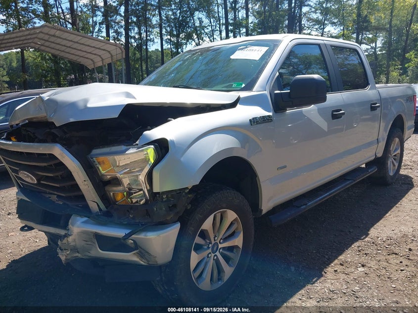 Vin: 1ftew1epxhke46236, lot: 46607857, ford f-150 xl 20172